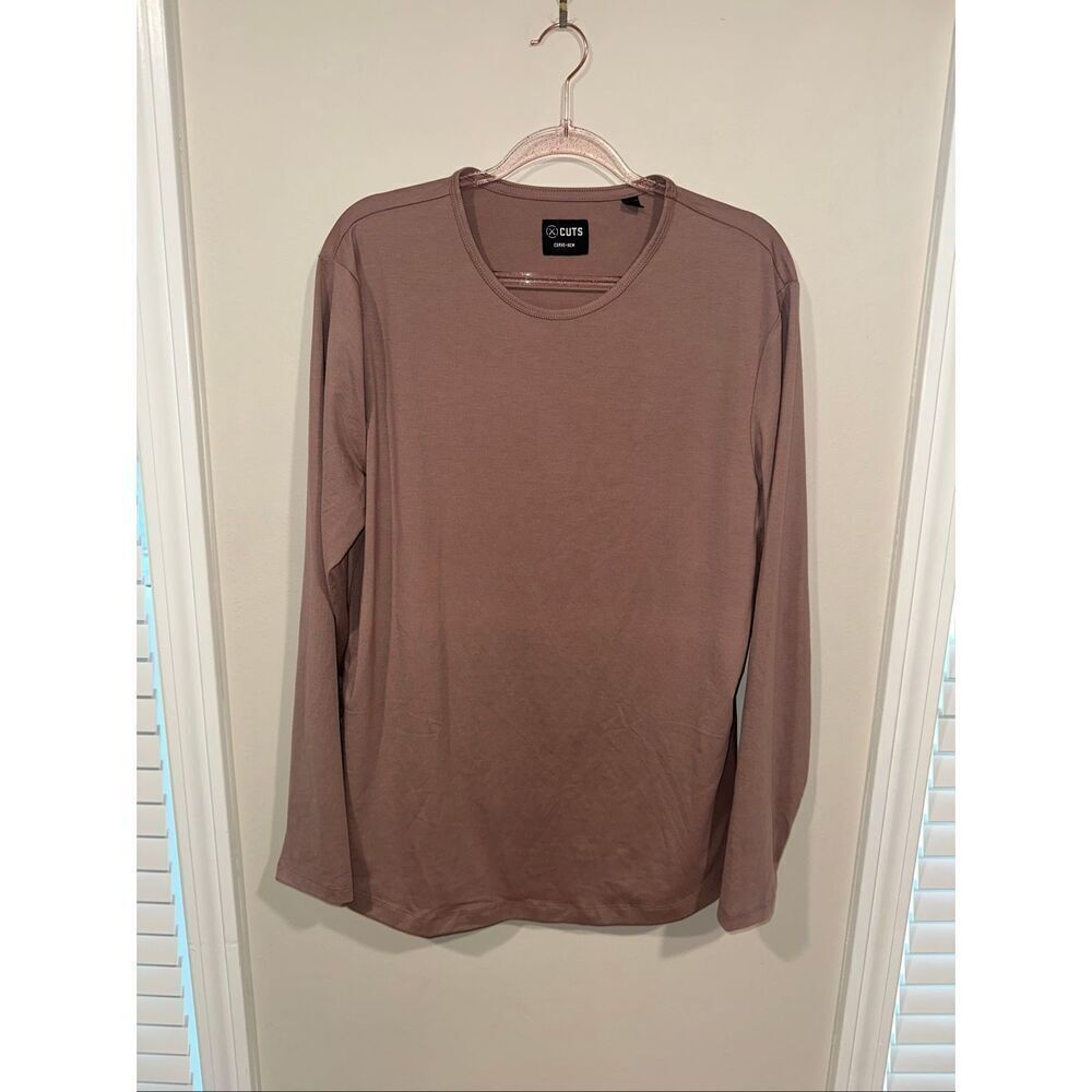 Cuts Curve Men Long Sleeve XL Mauve/Tan
